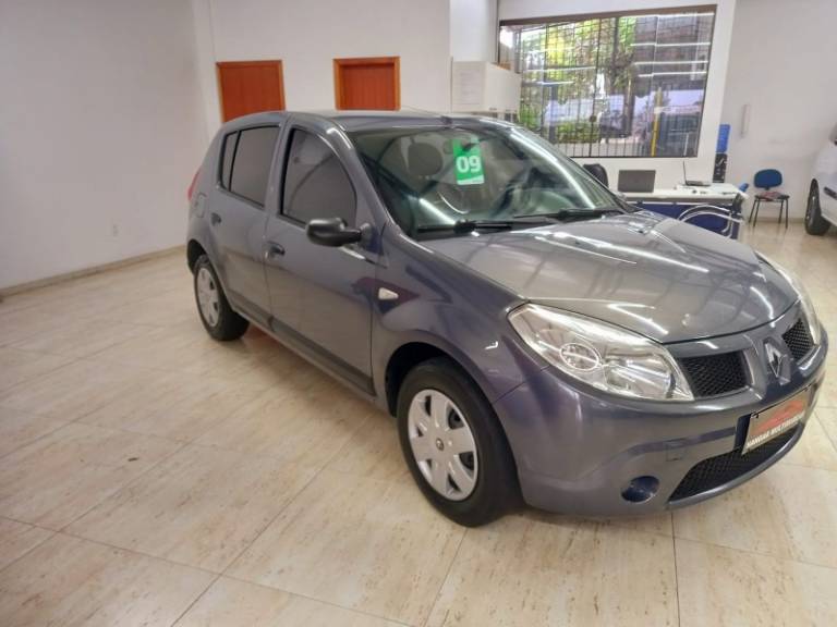 RENAULT - SANDERO - 2008/2009 - Cinza - R$ 28.900,00